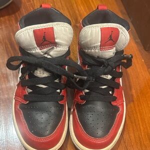 Jordan Kids' Sneakers in Red, Black, and White